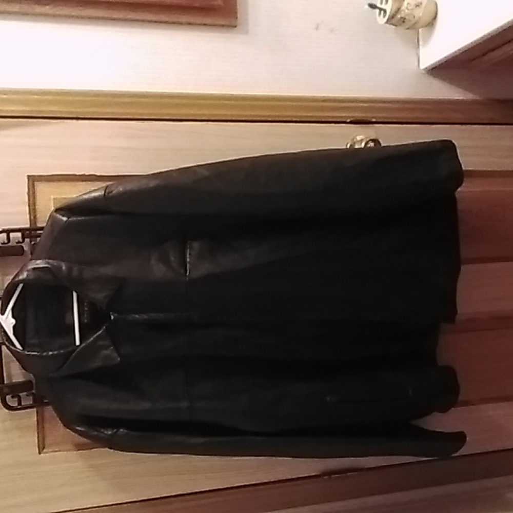 Mirage Leather Jacket Men's. Black. Size 2X